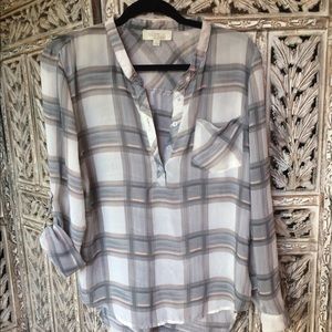 Olive & Oak Silky Sheer Tunic